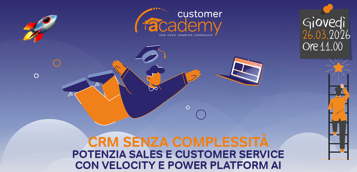EOS Customer Academy - CRM senza complessità: potenzia Sales e Customer Service con Velocity e Power Platform AI